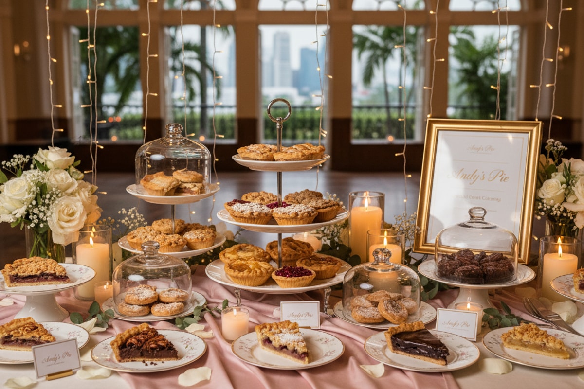 Andy's Pie catering spread