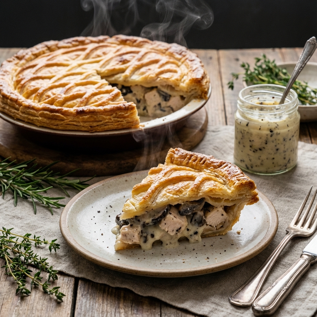 Truffle Chicken Mushroom Pie